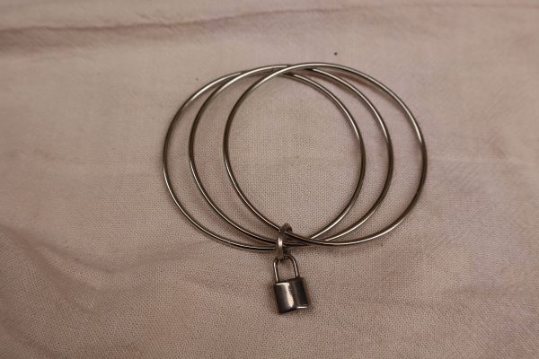 Triple Joncs Cadenas Argenté