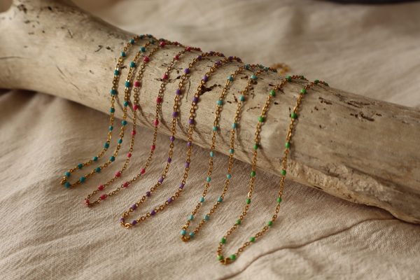 Collier Fantaisie Doré (8 coloris)