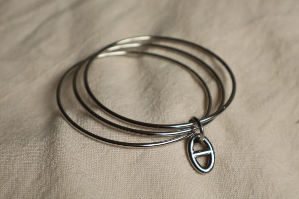 Triple Joncs Maille marine