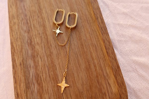 IMG_1199 Boucle d'oreille Double Estrella - Vendue à l'unité