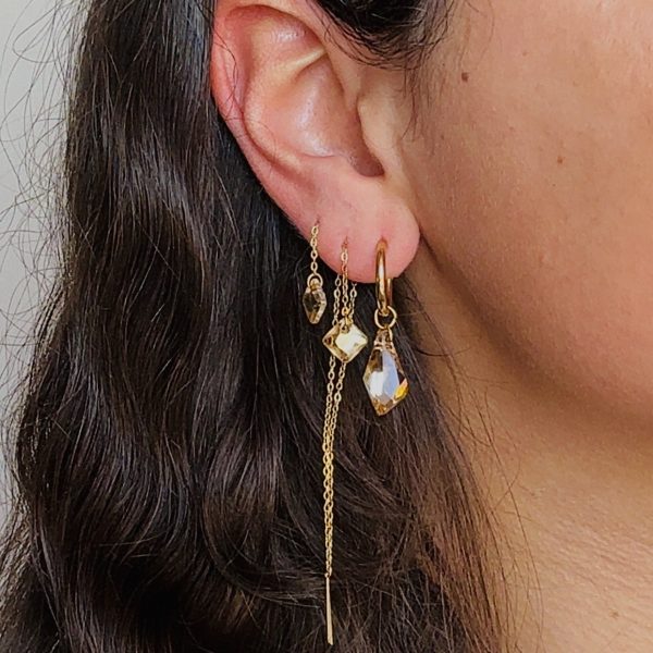 Boucles d'oreilles Lys