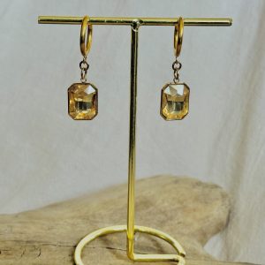 Boucles d'oreilles Ambre
